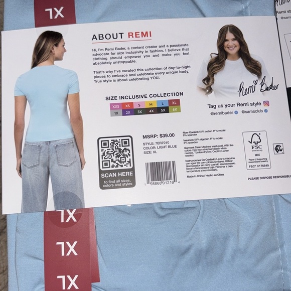 Edited by Remi Bader Women's Baby Tee - Picture 4 of 7